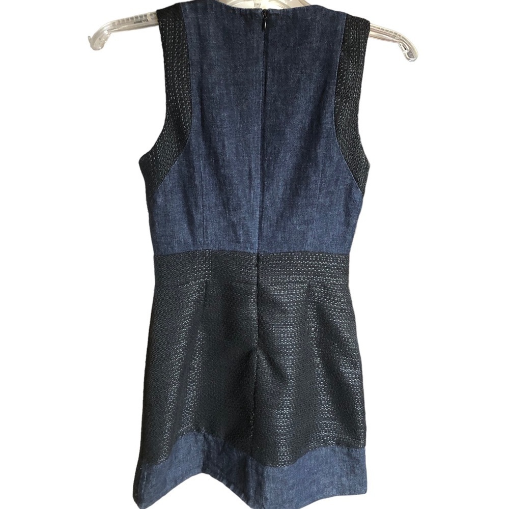 🌻 A/X Black Basketweave & Denim Dress